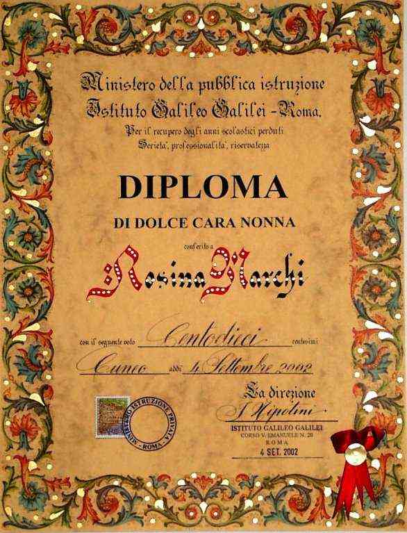 Papiro Di Laurea Scherzoso