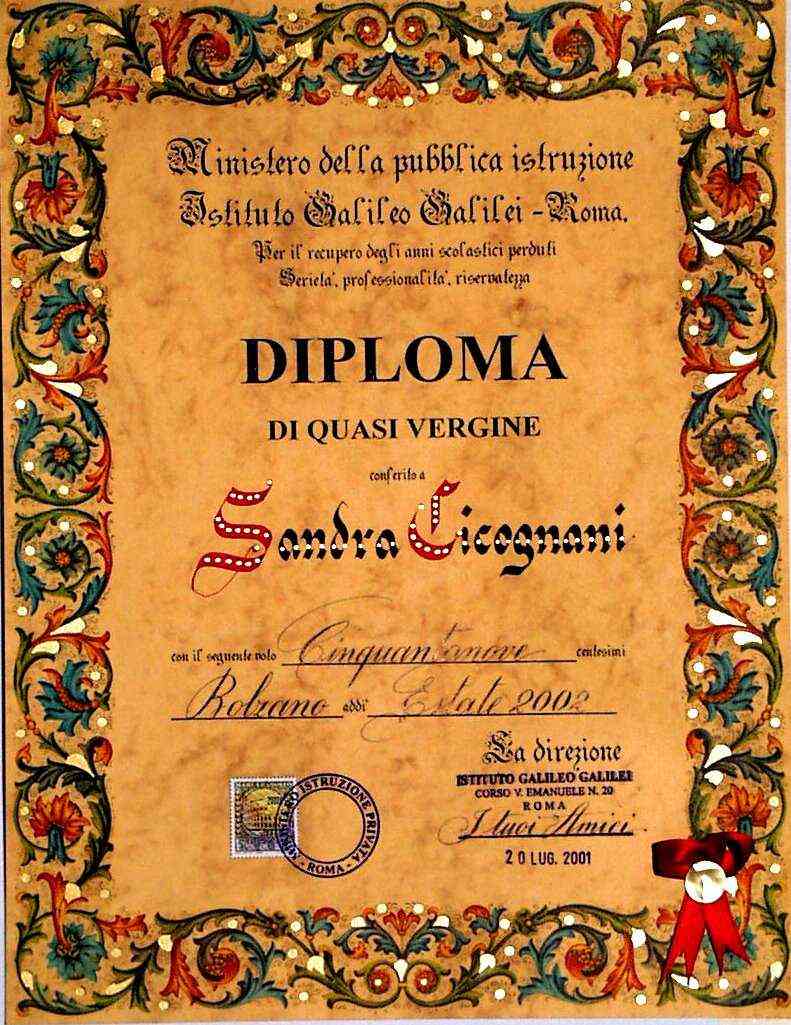 Papiro Di Laurea Scherzoso